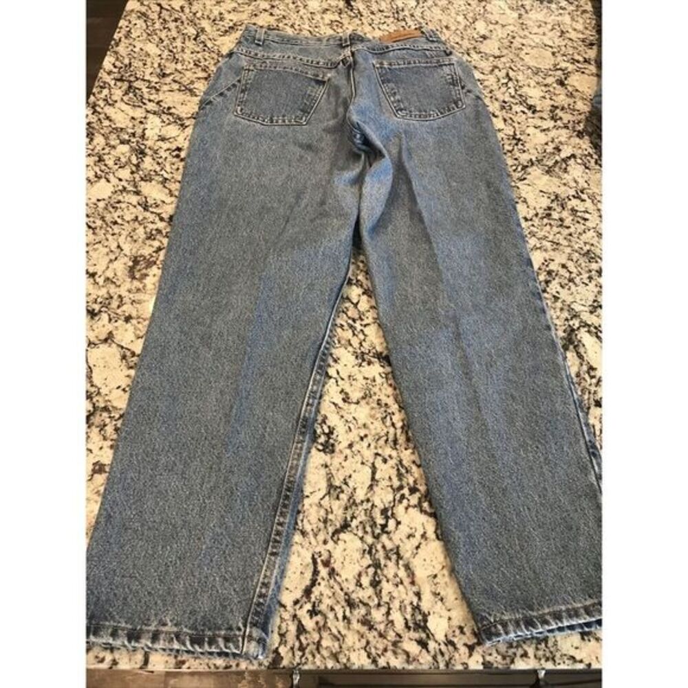 Vintage Zena Retro 80s 90s High Waist Jeans Mom Made in USA Women 12petite 28x28 - Picture 11 of 11